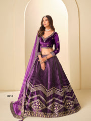 dark new colour ice velvet lehenga choli...new collection of 2026