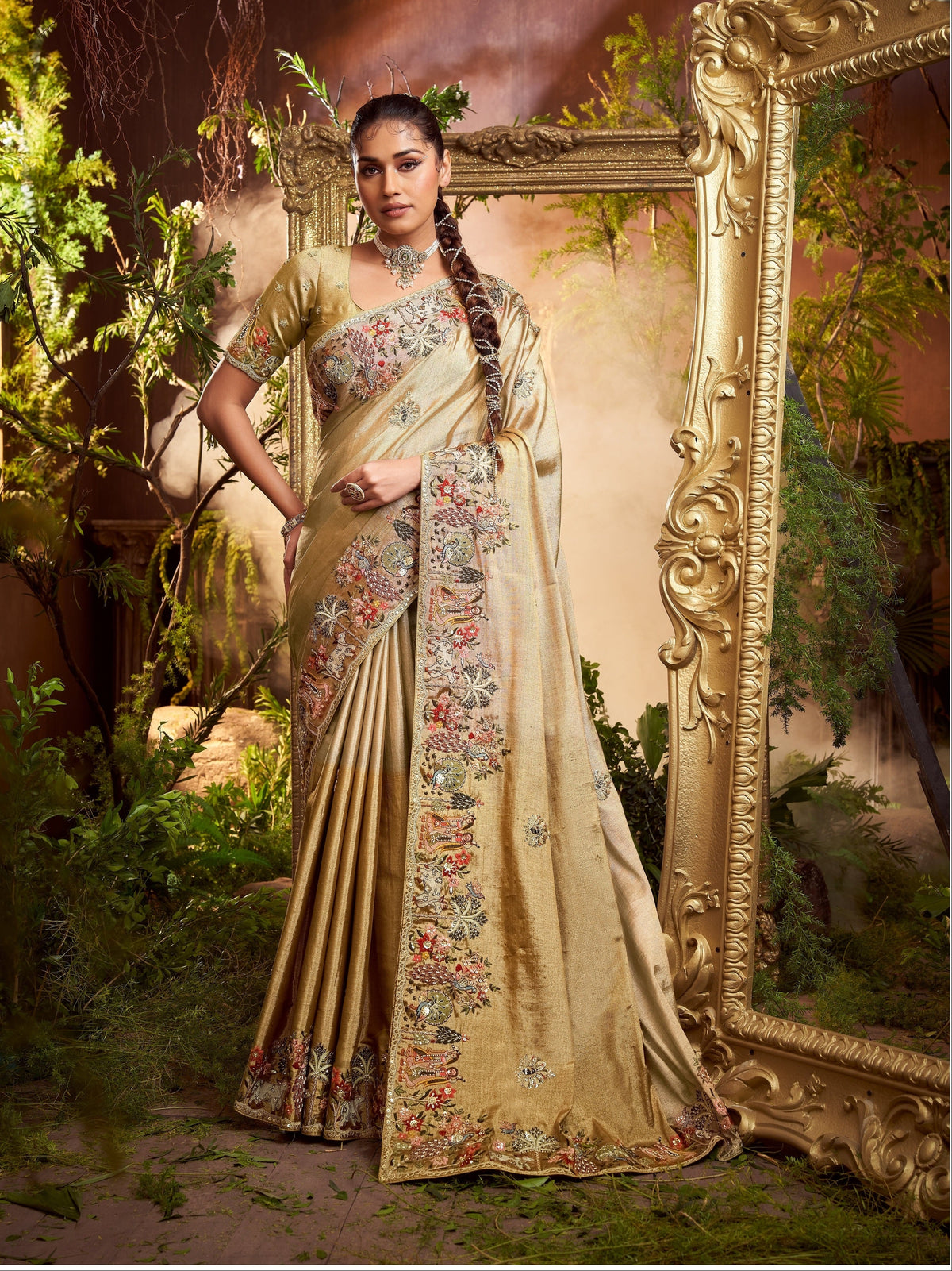 KANCHIPURAM pure handwork saree 2026 premium collection