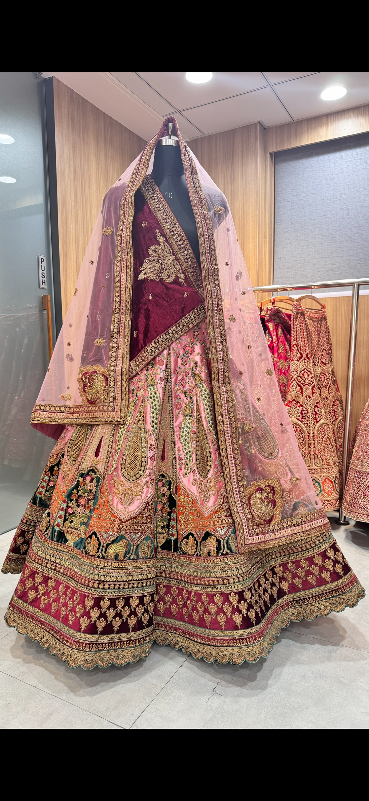 Marwar couture ' viral '  bridal lehenga choli.